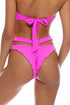 Luli Fama Playa Vibes Strappy High Leg Brazilian Scrunch Bottom