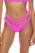 Luli Fama Playa Vibes Strappy High Leg Brazilian Scrunch Bottom