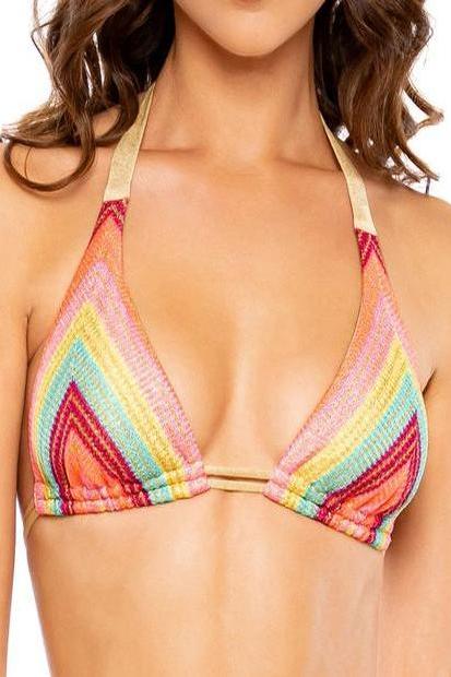 Luli Fama Muse Feels Triangle Halter Top