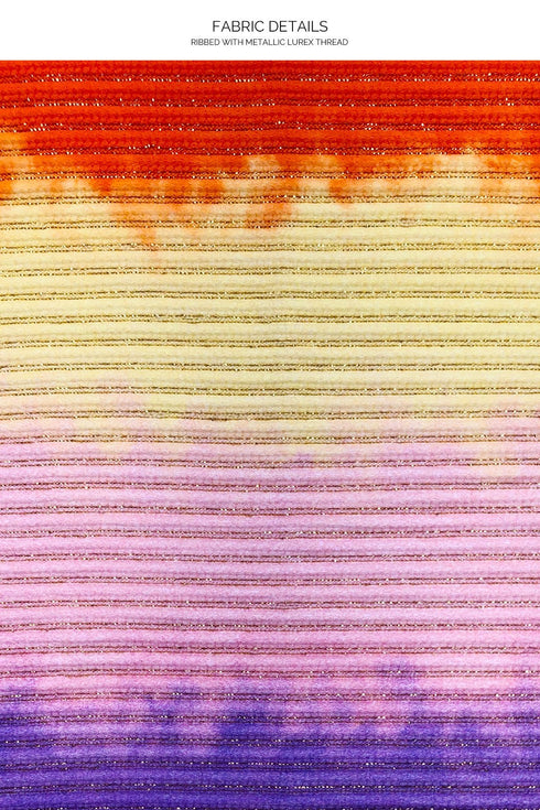 Luli Fama Miami Sunsets Triangle Halter Top