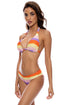 Luli Fama Miami Sunsets Triangle Halter Top