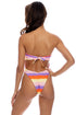 Luli Fama Miami Sunsets Tie Back Bandeau One Piece