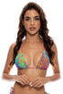 Luli Fama Wild Waters Crystallized Triangle Top