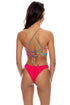 Luli Fama Wild Waters High Leg Brazilian Bottom
