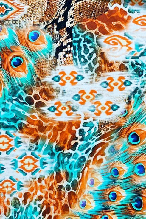 Luli Fama Untamed Front Twist Halter Short Dress