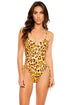 Luli Fama Luli Wild Peek A Boo Underwire One Piece Bodysuit