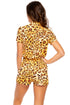 Luli Fama Luli Wild Button Up Romper