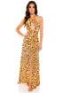 Luli Fama Luli Wild Halter Cut Out Dress
