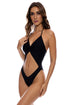Luli Fama Twisted Beauty Front Twist Cut Out Monoquini