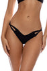Luli Fama Twisted Beauty Zig zag cut out high leg brazilian bottom