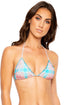 Luli Fama South Beach Vacay Wavy Triangle Top