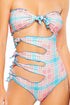 Luli Fama South Beach Vacay Tie Knot One Piece