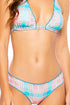 Luli Fama South Beach Vacay Wavy Triangle Halter Top