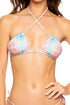 Luli Fama South Beach Vacay Multiway Ruffled Scrunched Cup Bandeau