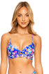 Luli Fama Water Blossoms Underwire Top