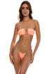 Luli Fama Water Blossoms Seamless String Brazilian Tie Side Bottom