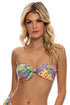 Luli Fama Luli Island Knot Bow Bandeau Top