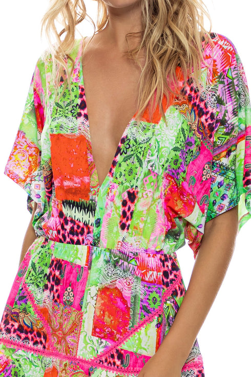 Luli Fama Fierce Soul Playera Ruffle Dress