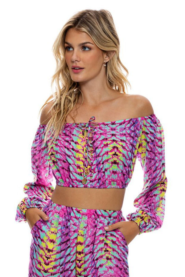 Luli Fama Oasis Babe Crop Top