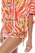 Luli Fama Love Me Wild Cabana V Neck Dress