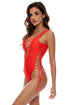 Luli Fama Hot Tropics Open Side One Piece Bodysuit