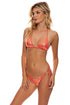 Luli Fama Babes Just Want Sun Wavy Ruched Back Tie Side Bottom