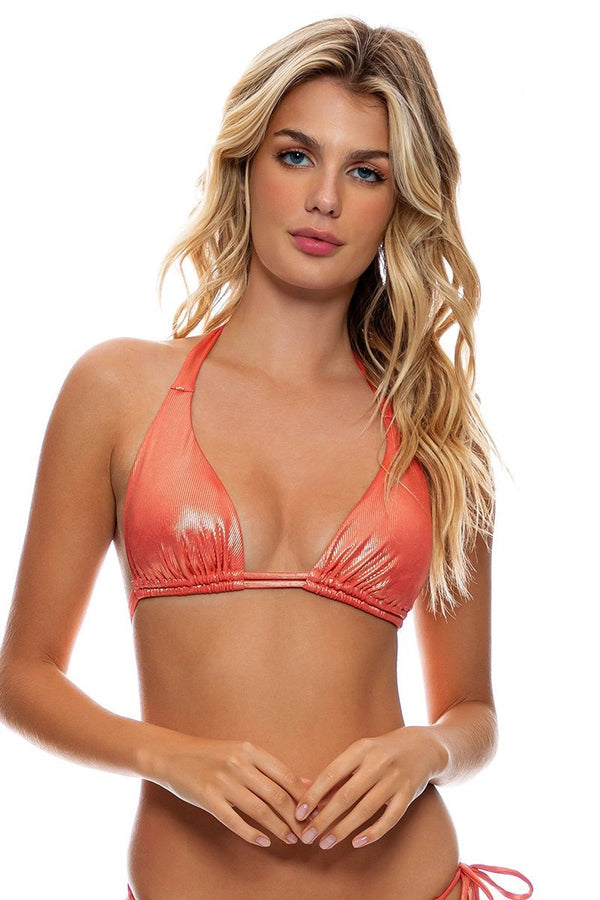 Luli Fama Babes Just Want Sun Triangle Halter Top
