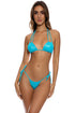 Luli Fama Babes Just Want Sun Multiway Scrunched Cup Bandeau Bikini Top