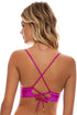 Luli Fama Babes Just Want Sun Cross Back Bustier Top