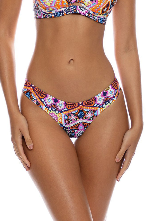 Luli Fama Maracuya Kisses Seamless reversible wavy ruched back bottom