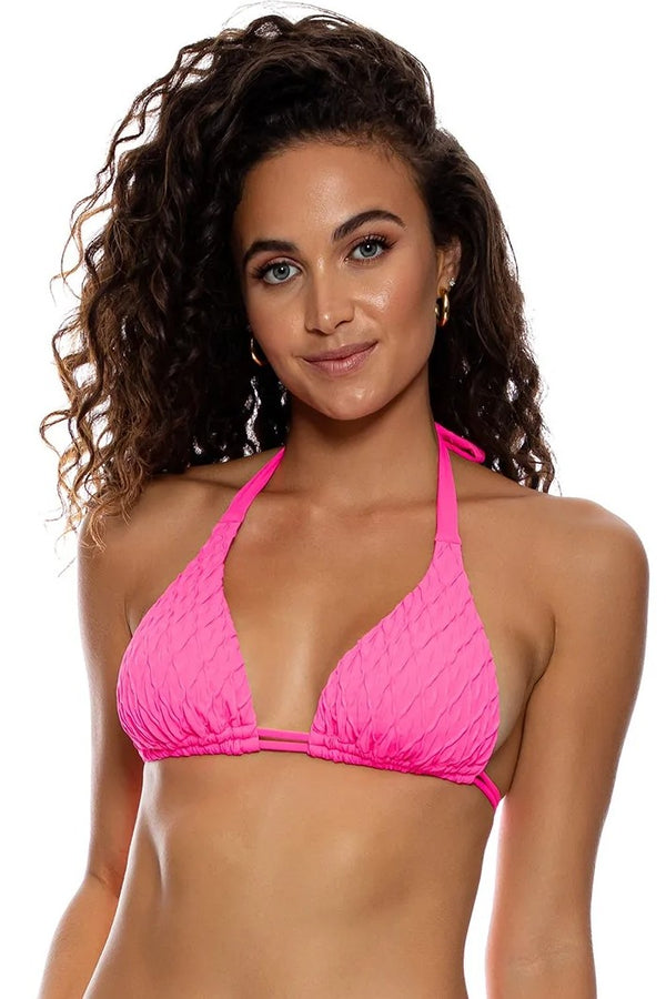 Luli Fama Diamond Girl Triangle Halter Top