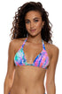 Luli Fama She's Electric Triangle Halter Top