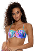 Luli Fama She's Electric Square Neck Underwire Top