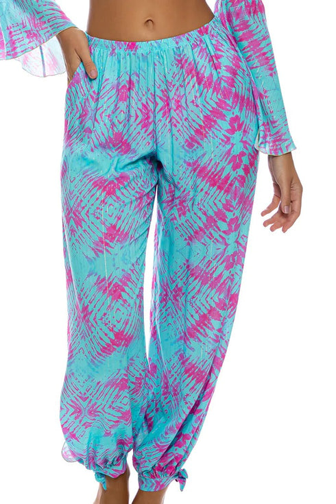 Luli Fama Shock Waves Gipsy Split Side Pant