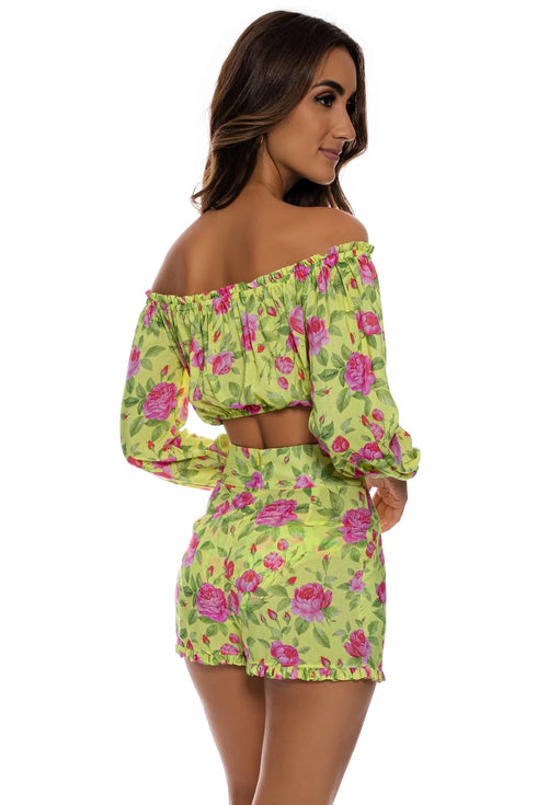 Luli Fama Ti Amo Ruffle Short