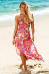 Luli Fama Vivi Il Momento DRAWSTRING CUT OUT LONG DRESS