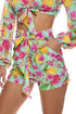 Luli Fama Limoncello Tie Waist Shorts