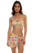 Luli Fama Limoncello Bow Bandeau Top