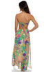Luli Fama Positano Bandeau Ring Cut Out Dress