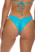 Luli Fama Bella Seamless Wavy Ruched Back Brazilian Tie Side Bottom