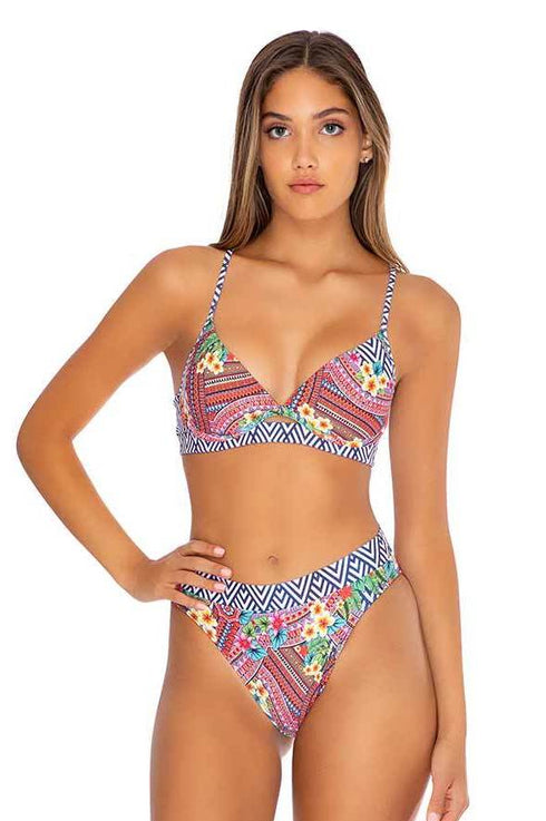 Luli Fama Luli Tribe PEEK-A-BOO UNDERWIRE TOP
