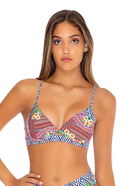 Luli Fama Luli Tribe PEEK-A-BOO UNDERWIRE TOP