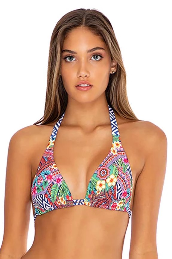 Luli Fama Luli Tribe TRIANGLE HALTER TOP