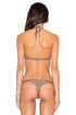 Luli Fama Unstopabble Seamless Plunge Underwire Push Up Top