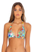 Luli Fama Luli's Jungle TRIANGLE HALTER TOP