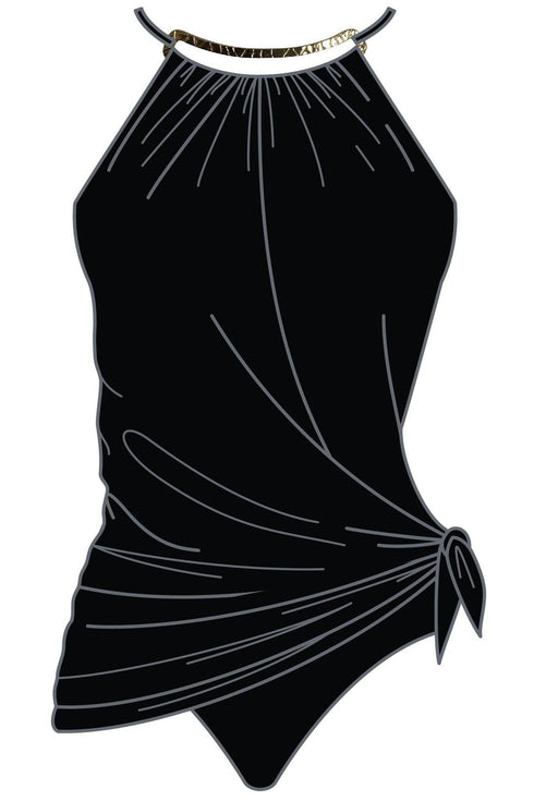 MagicSuit Solids Parker Plus Size One Piece Swim Dress