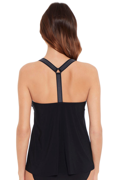MagicSuit Star Studded Missy Separate Tankini Top