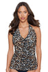 MagicSuit Leopard Missy Separate Tankini Top