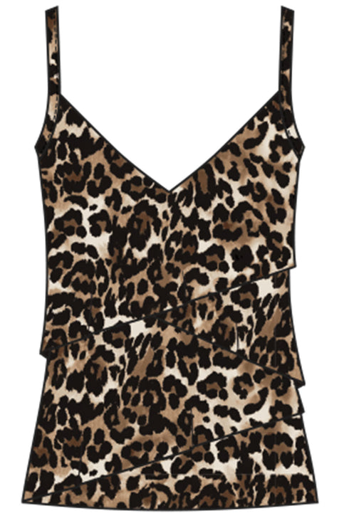 MagicSuit Leopard Missy Separate Tankini Top