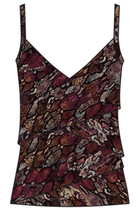 MagicSuit Queen Cobra Separate Missy Tankini Top